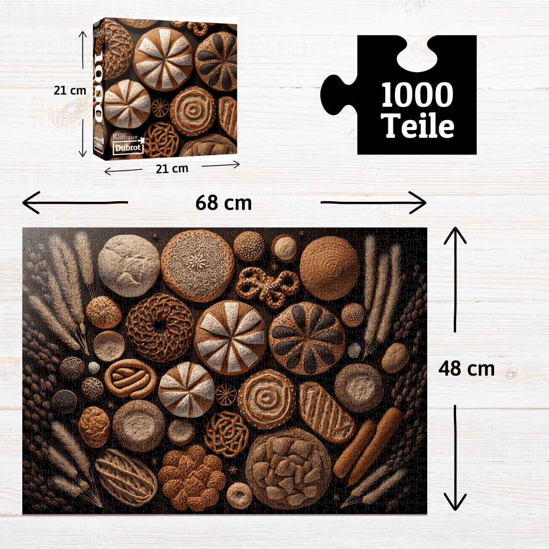 Puzzle 1000 Teile für Erwachsene "Bread Phantasie"